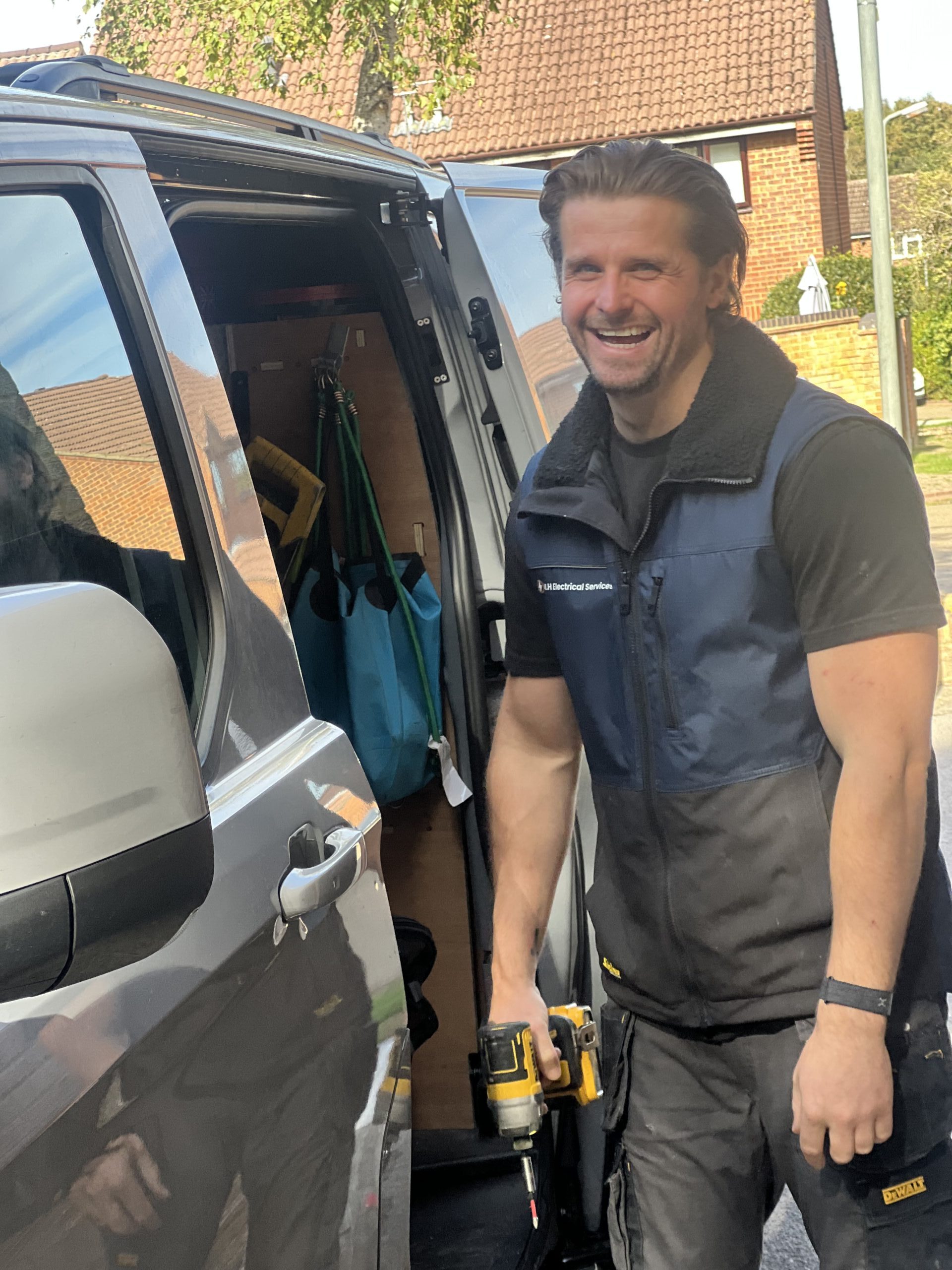 Photo 1: Matthew from MH Electrical Services, a local electrician based in Guildford